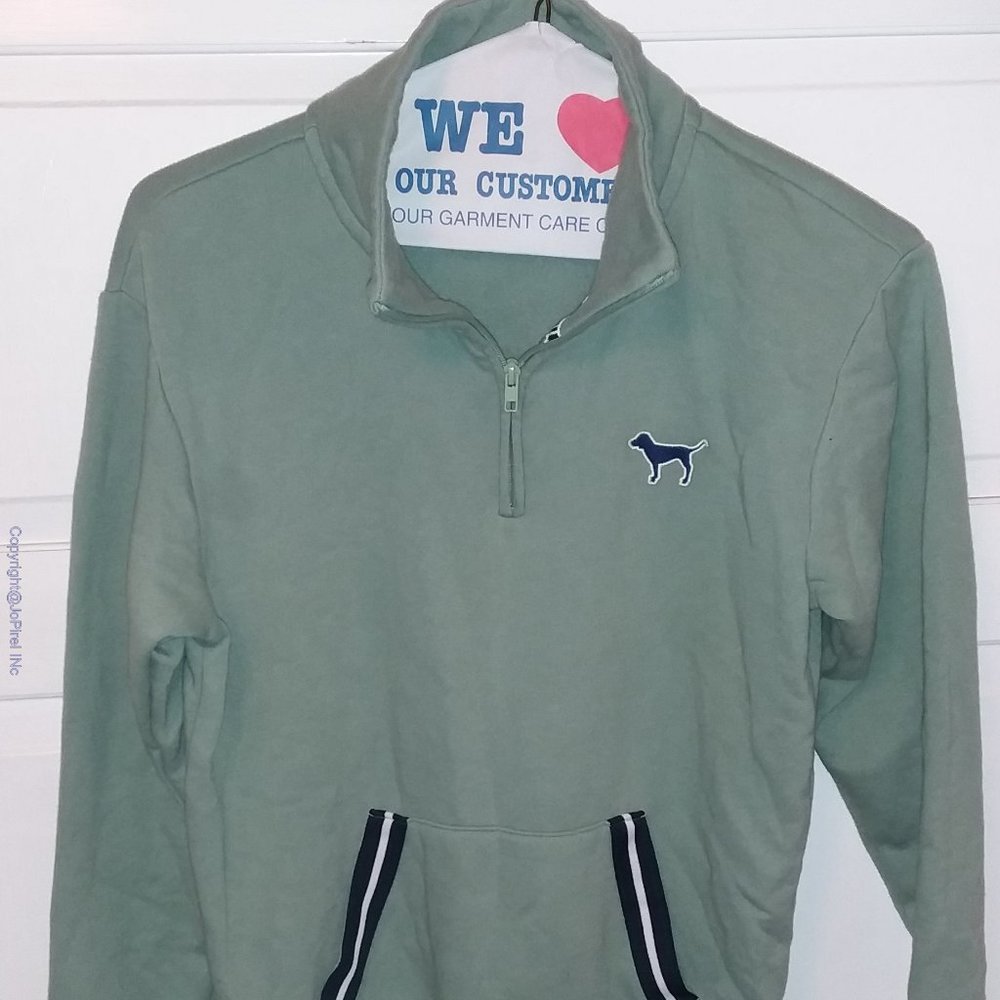 PINK dog lightweight zippered pullover